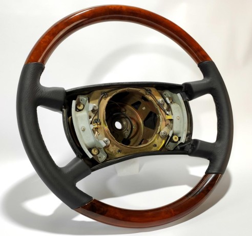 Mercedes-Benz W126 S126 W124 W201 Original Wooden Steering Wheel