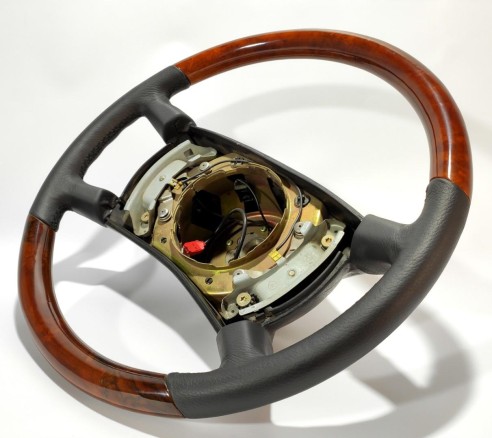 Mercedes-Benz W126 S126 W124 W201 Original Wooden Steering Wheel