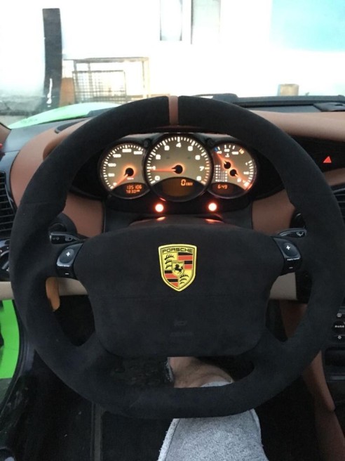 Porsche Boxster 986 Steering Wheel Alcantara