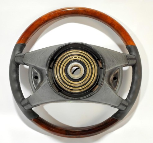 Mercedes-Benz W126 S126 W124 W201 Original Wooden Steering Wheel