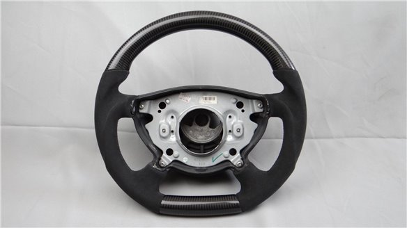 Mercedes-Benz G CLK E CLS Class W209 W211 W219 W463 Steering Wheel Carbon Alcantara