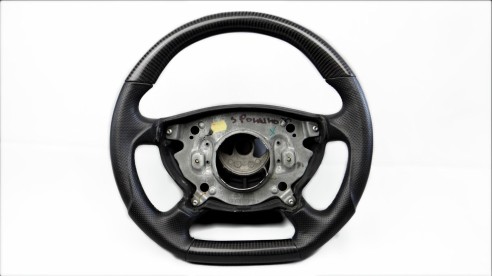 Mercedes-Benz G CLK E CLS Class W209 W211 W219 W463 Steering Wheel Carbon Leather