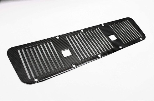 Carbon fiber hood washer cover for Mercedes-Benz W463 G-Class 2008-2018