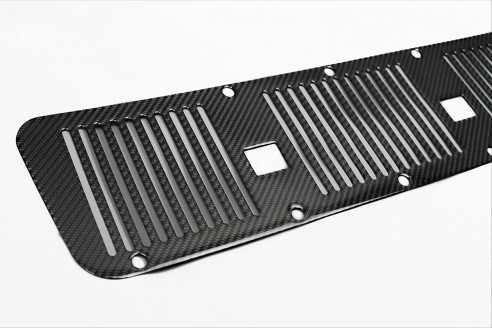 Carbon fiber hood washer cover for Mercedes-Benz W463 G-Class 2008-2018