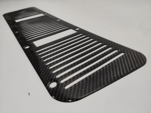 Carbon fiber hood washer cover for Mercedes-Benz W463 G-Class till 2008