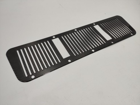 Carbon fiber hood washer cover for Mercedes-Benz W463 G-Class till 2008