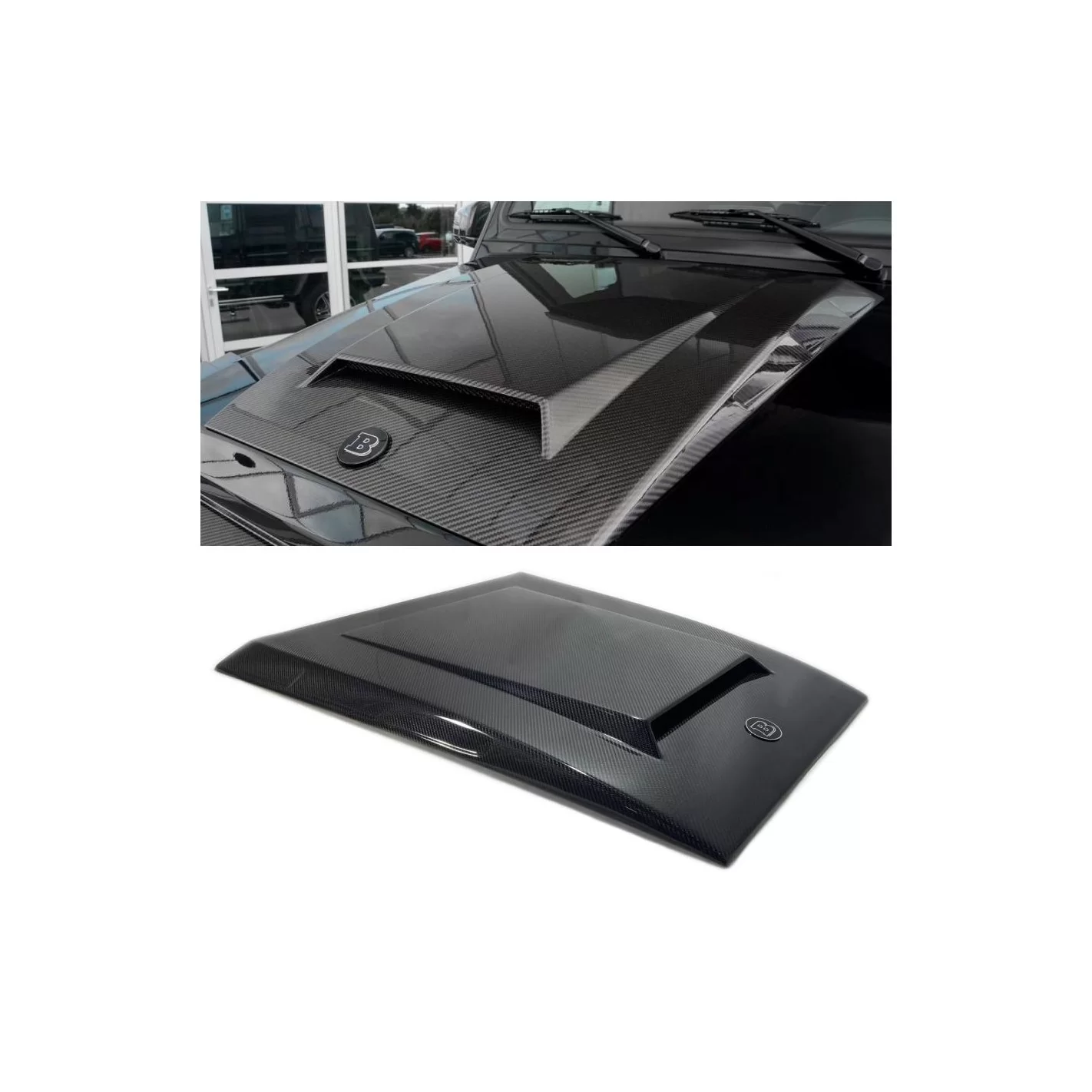 Carbon fiber Brabus Hood Scoop for Mercedes-Benz W463 G-Wagon