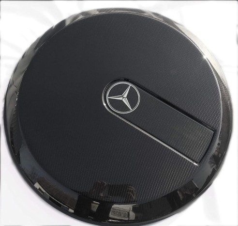 Carbon fiber rear spare wheel cover plate for Mercedes-Benz W463 G-Wagon