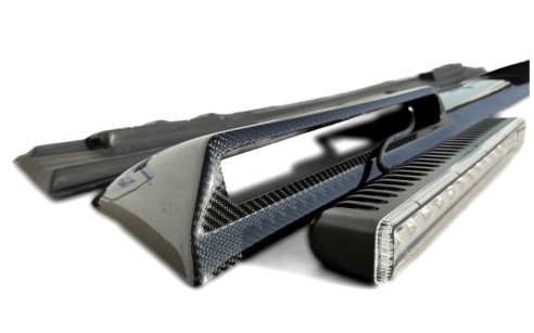 Carbon Fiber Front Brabus Roof Spoiler with LEDs for Mercedes-Benz W463 G-Wagon