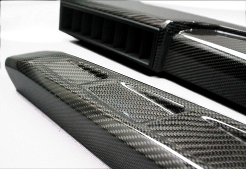 Carbon fiber side air intake Brabus snorkels for Mercedes-Benz W463 G-Wagon