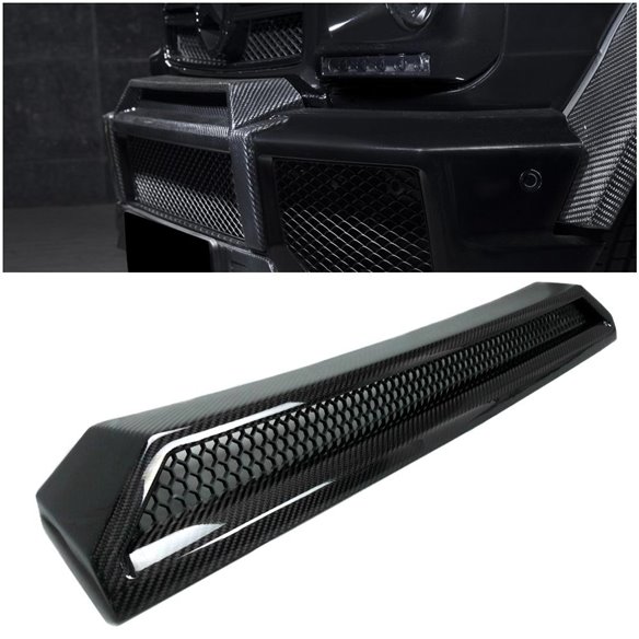 Carbon fiber front AMG bumper upper attachment for Mercedes-Benz W463 G-Wagon