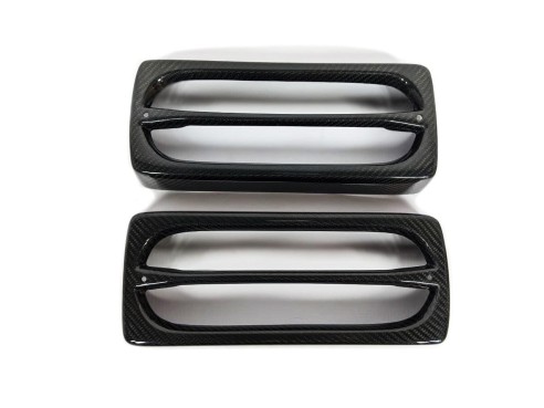 Carbon Fiber Mansory rear tail lights covers 2 pcs for Mercedes-Benz W463 G-Wagon