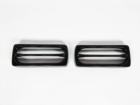 Carbon Fiber Mansory rear tail lights covers 2 pcs for Mercedes-Benz W463 G-Wagon