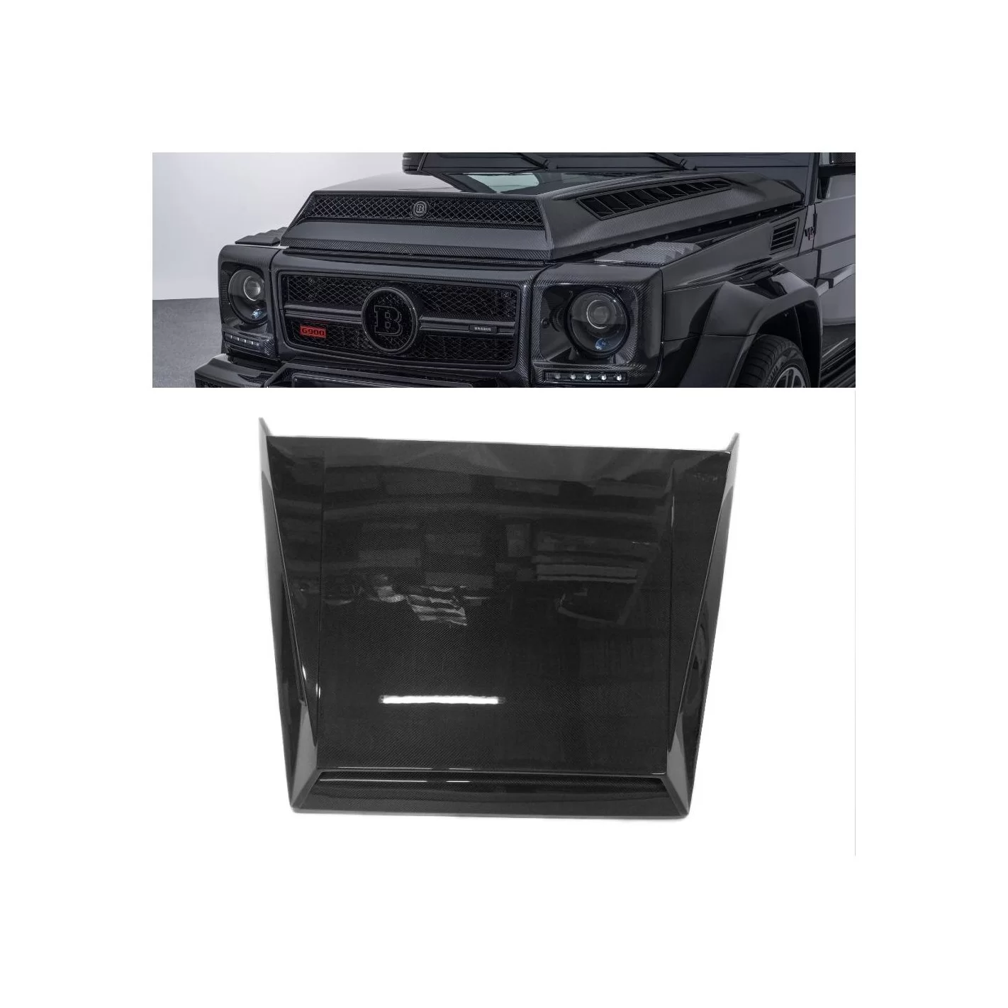 Carbon fiber hood bonnet B900 Brabus for Mercedes-Benz W463 G-Wagon