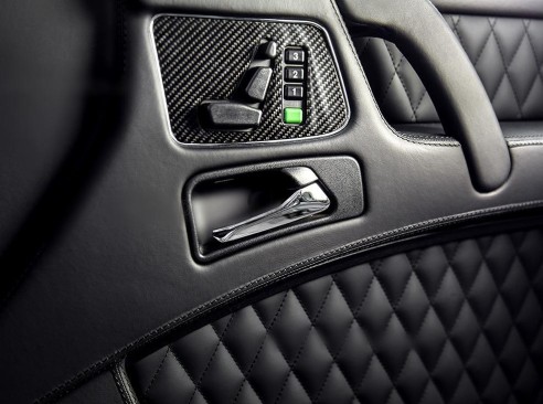 Carbon fiber side interior door panels buttons covers for Mercedes-Benz G-Wagon W463