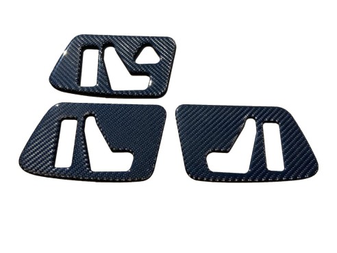 Carbon fiber side interior door panels buttons covers for Mercedes-Benz G-Wagon W463