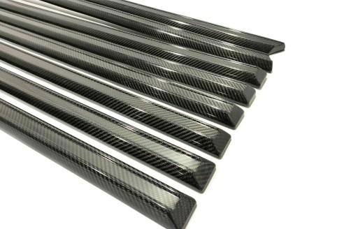 Carbon fiber solid side mouldings for Mercedes-Benz W463 G-Class