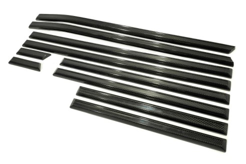 Carbon fiber solid side mouldings for Mercedes-Benz W463 G-Class