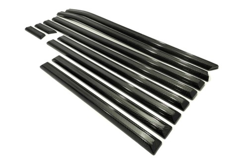 Carbon fiber solid side mouldings for Mercedes-Benz W463 G-Class