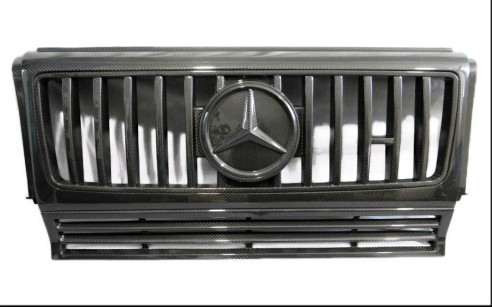 Carbon fiber Front Grille W463 to W463A for Mercedes-Benz G-Wagon 3pcs set