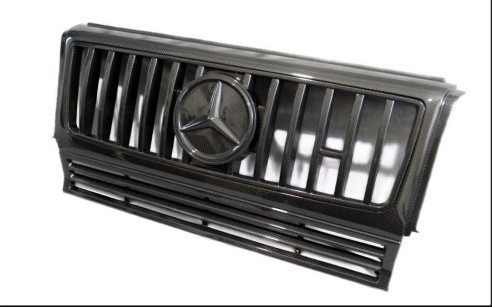 Carbon fiber Front Grille W463 to W463A for Mercedes-Benz G-Wagon 3pcs set