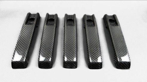 Carbon fiber Brabus door handles covers for Mercedes-Benz W463A G-Class 5pcs set