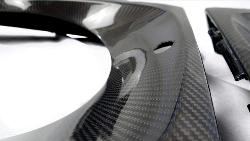 Carbon fiber front headlight covers for Mercedes-Benz W463A G-Class