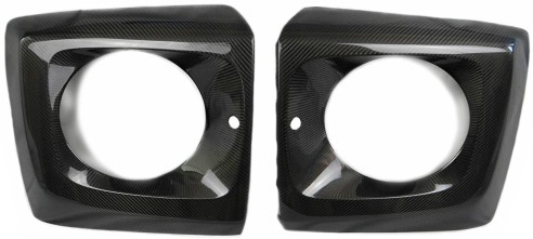 Carbon fiber front headlight covers for Mercedes-Benz W463A G-Class