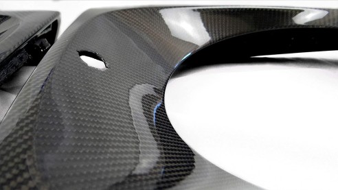 Carbon fiber front headlight covers for Mercedes-Benz W463A G-Class