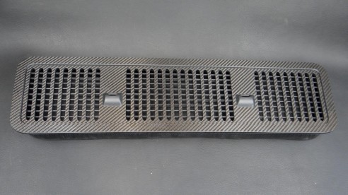 Carbon fiber hood washer cover for Mercedes-Benz W463A G-Class