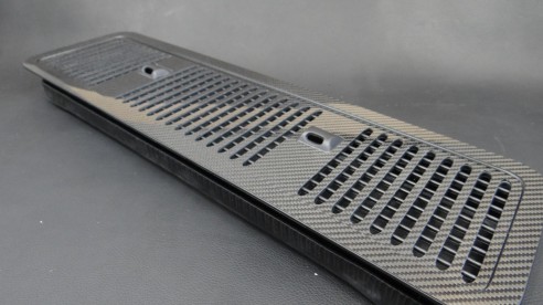 Carbon fiber hood washer cover for Mercedes-Benz W463A G-Class