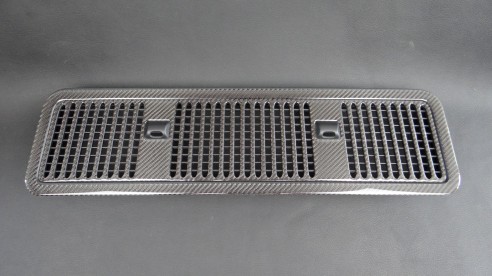 Carbon fiber hood washer cover for Mercedes-Benz W463A G-Class