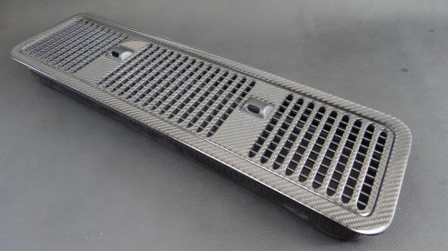 Carbon fiber hood washer cover for Mercedes-Benz W463A G-Class