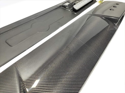 Carbon fiber front roof spoiler with LEDs for Mercedes W463A W464