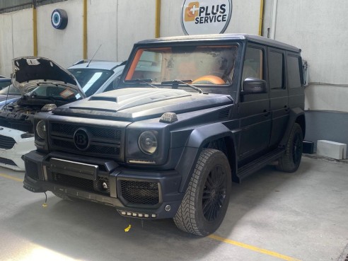 Fiberglass Brabus Widestar body kit for Mercedes-Benz G-Wagon W463 23 pcs set