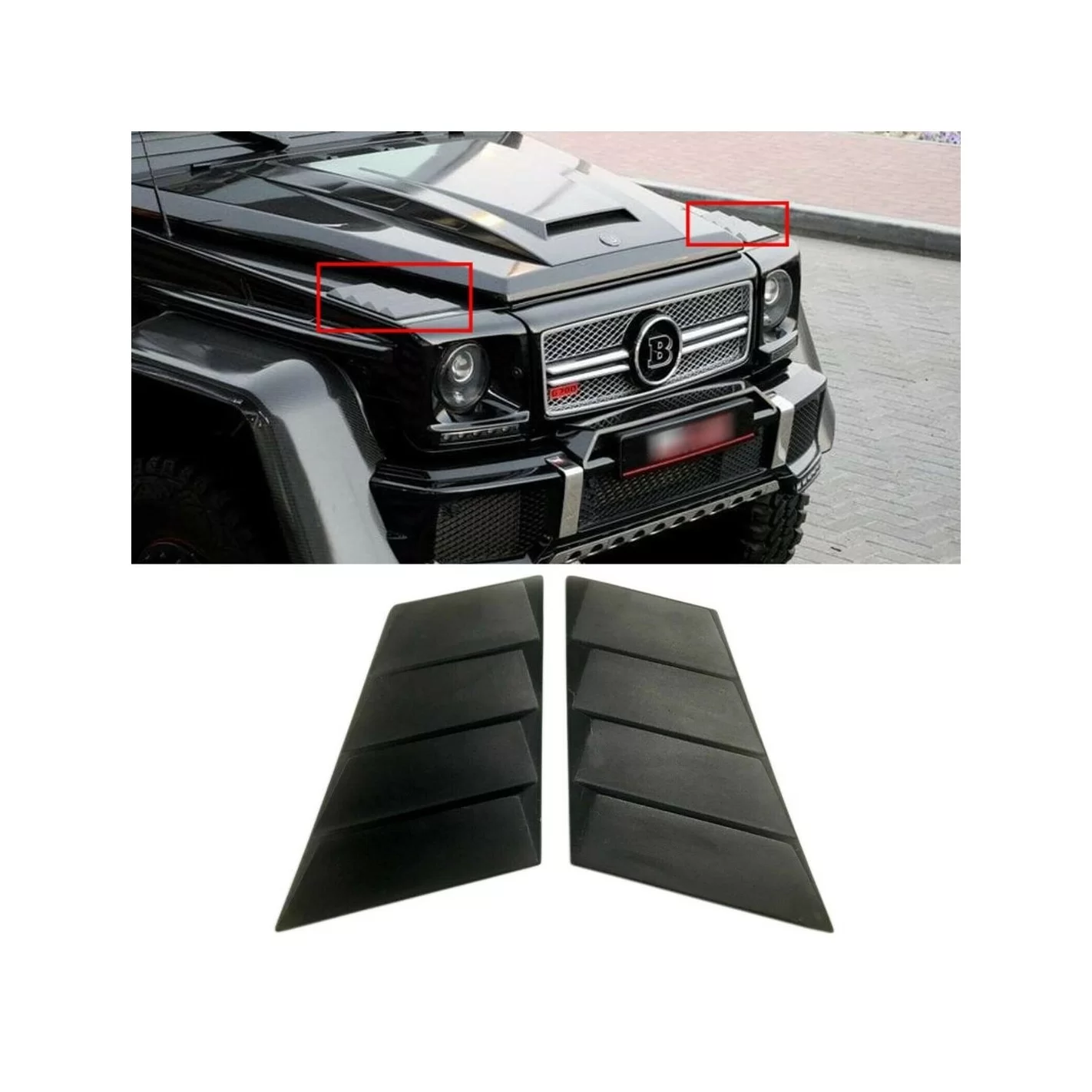 Fiberglass fenders upper trim Brabus for Mercedes W463 G-Wagon G63 G500