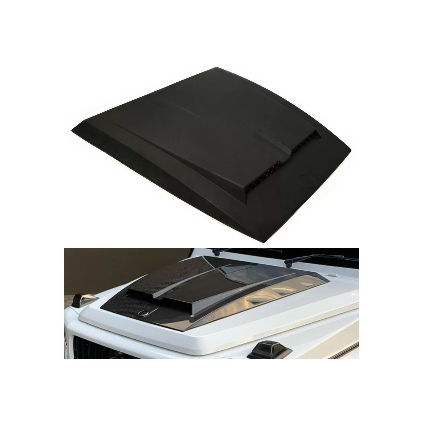 Fiberglass Brabus hood scoop for Mercedes-Benz W463A G-Class