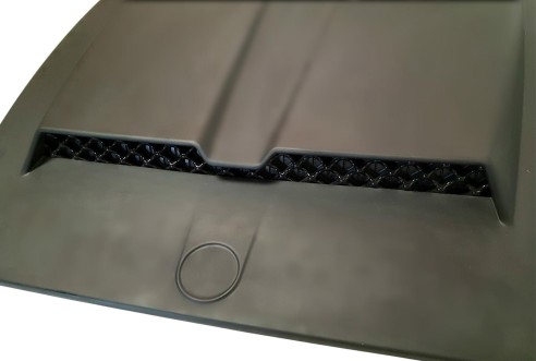 Fiberglass Brabus hood scoop for Mercedes-Benz W463A G-Class