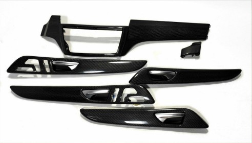 Mercedes-Benz GLE C292 Interior Carbon Panels Trim 8 pcs Set