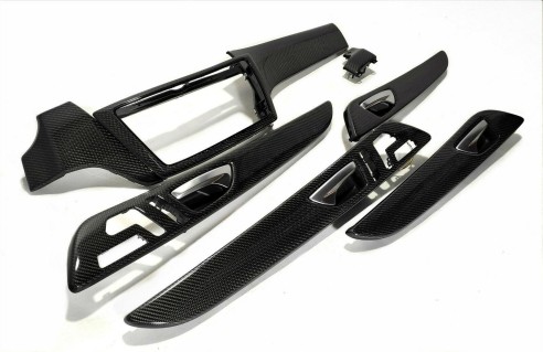 Mercedes-Benz GLE C292 Interior Carbon Panels Trim 8 pcs Set