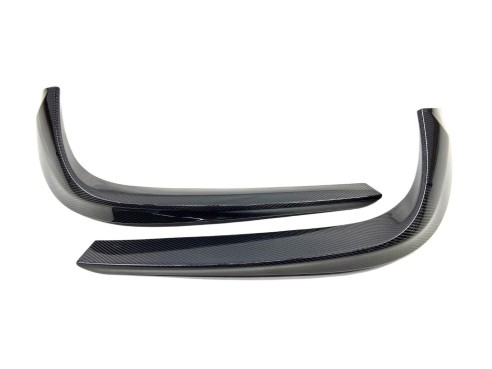 Сarbon fiber Brabus front bumper attachment lip covers for Mercedes-Benz W217