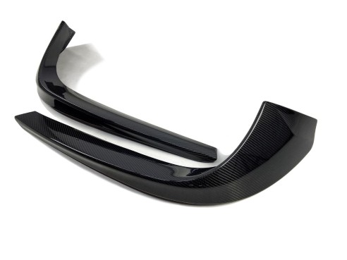 Сarbon fiber Brabus front bumper attachment lip covers for Mercedes-Benz W217