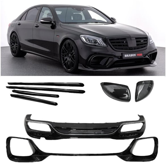  - S Class W222 - Mercedes-Benz W222 Carbon Full Exterior Bodykit 8pcs Set - 1 - Mercedes-Benz W222 Carbon Full Exterior Bodykit