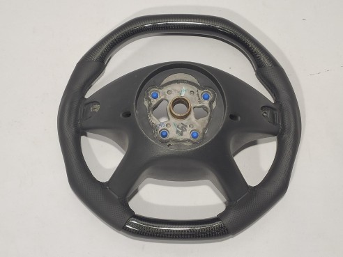 Mercedes-Benz ML W164 GL X164 R W251 Class Steering Wheel Carbon Fiber Black Leather