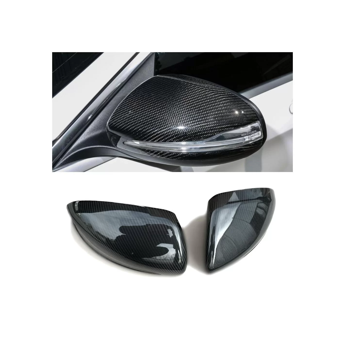 Mercedes-Benz S-Class W222 Side Mirror Carbon Covers