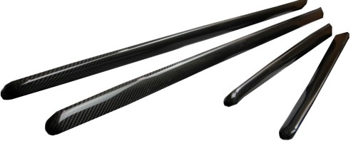 Mercedes-Benz S-Class W222 Carbon Side Skirts Exterior Mouldings Trim 4pcs Set