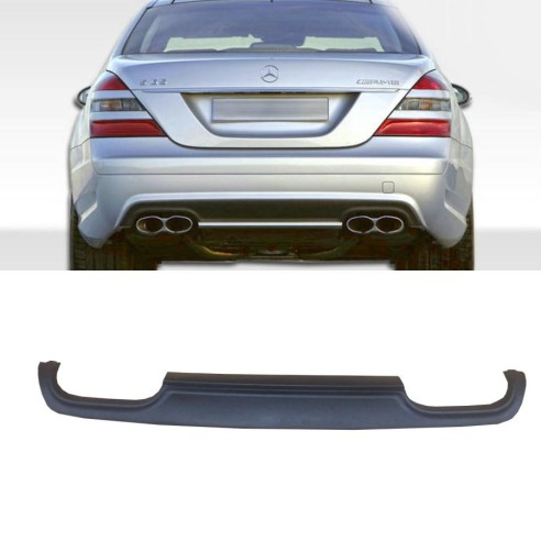 Mercedes-Benz S-Class W221 Rear Fiberglass Diffuser