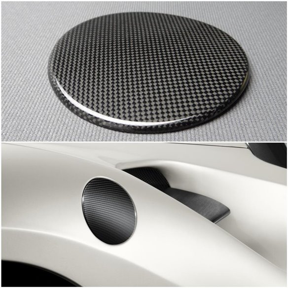 Ferrari Gas Cap Carbon Cover