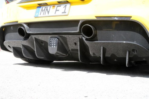 Ferrari 488 Rear Bumper Carbon diffuser