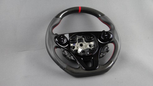 Mercedes Smart 453 Fortwo Forfour Steering Wheel Carbon Leather